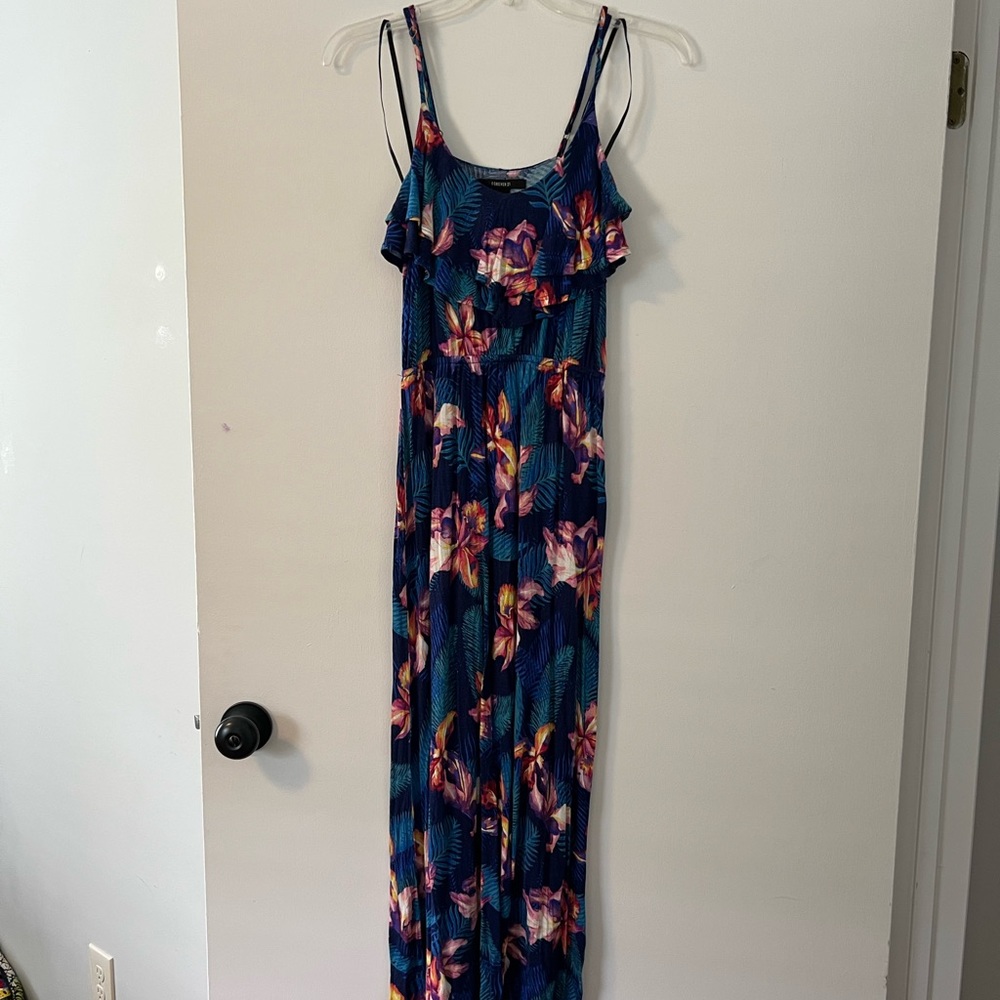 Blue Floral Maxi